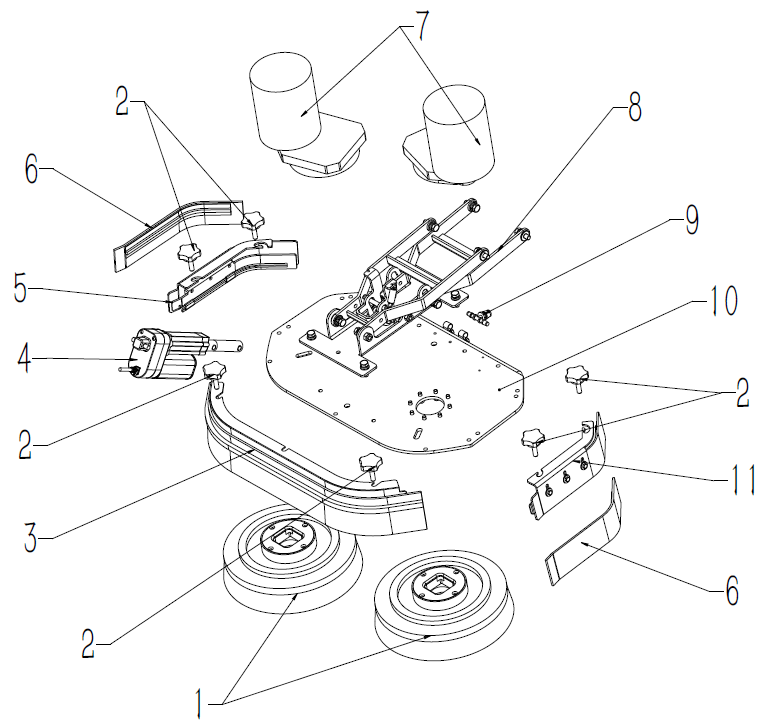 CenoBots L50 Scrub Head