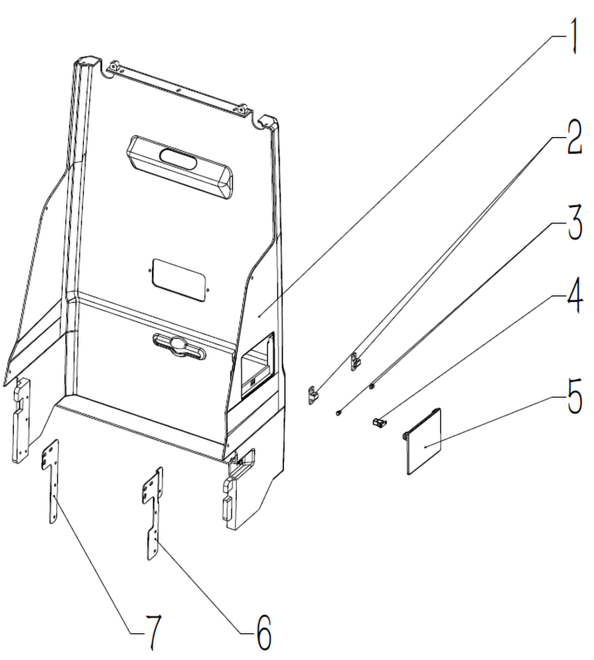CenoBots Rear Cover Assembly