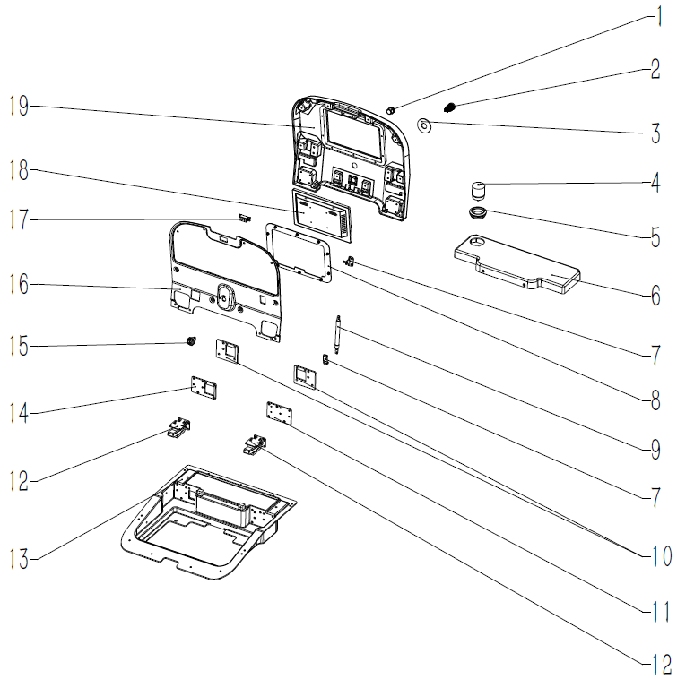 CenoBots SP50 Top Lid Assembly