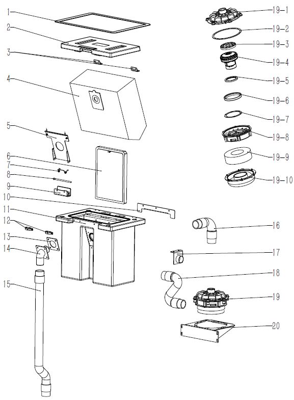 CenoBots SP50 Vacuum System Assembly